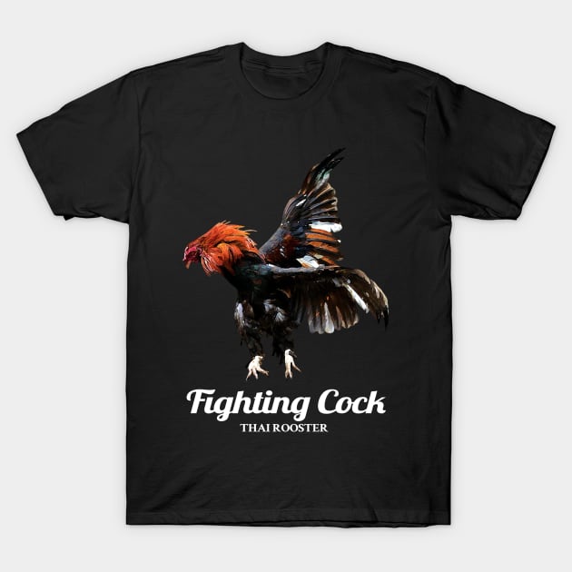 Fighting Rooster T-Shirt by KewaleeTee